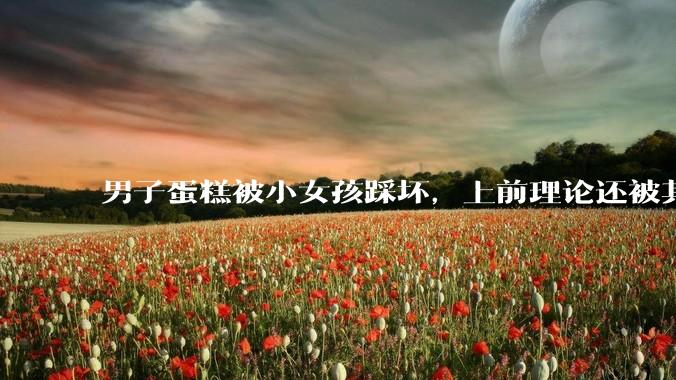 男子蛋糕被小女孩踩坏，上前理论还被其家长辱骂殴打，如果发生这种事情有比***里当事人更好的处理方法吗？